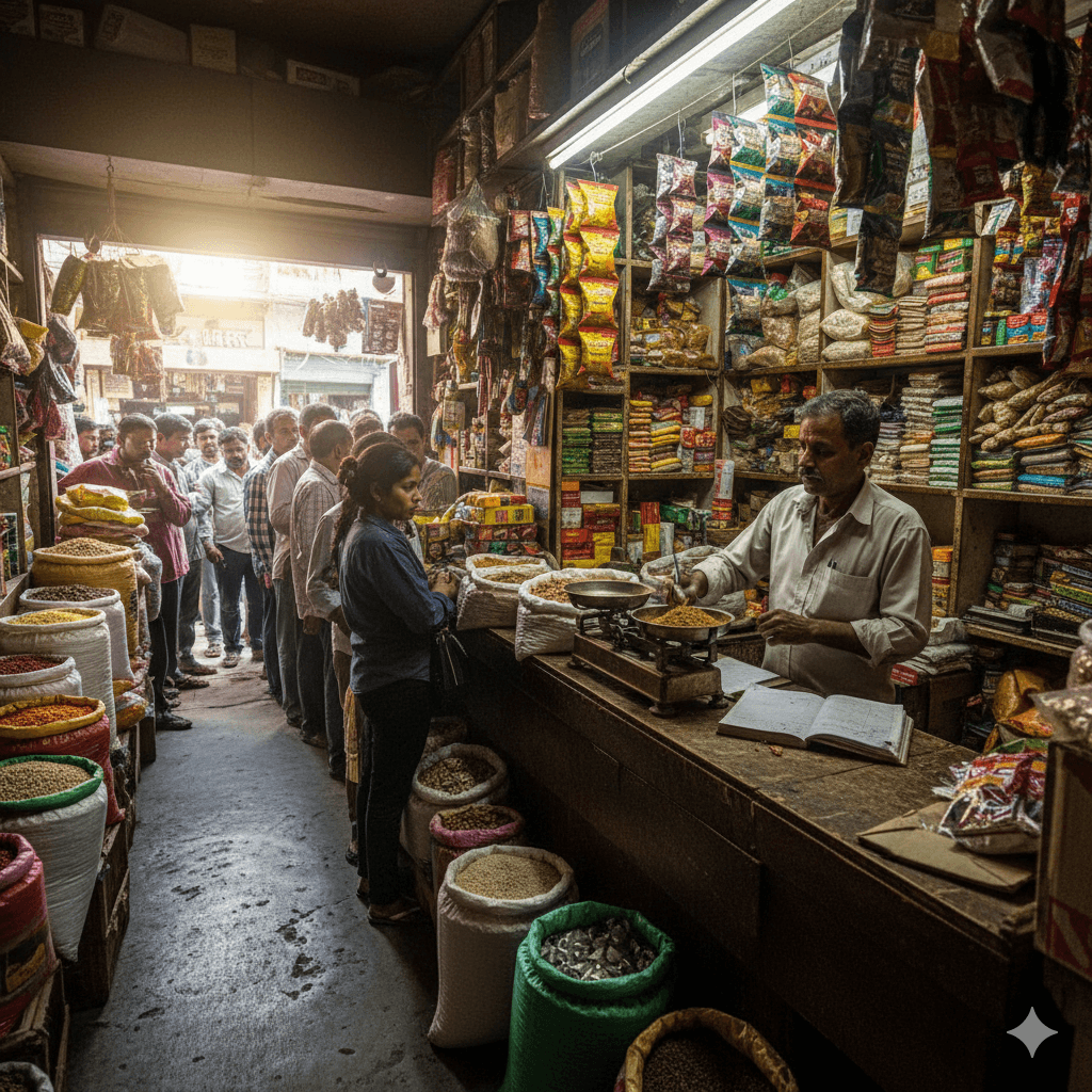 Traditional kirana store challenges