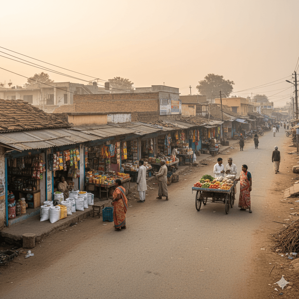 Village kirana stores and local commerce in India